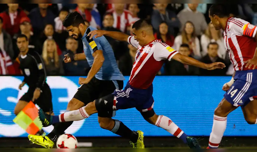 Paraguay no pudo con Uruguay y cayó por las Eliminatorias Rusia 2018