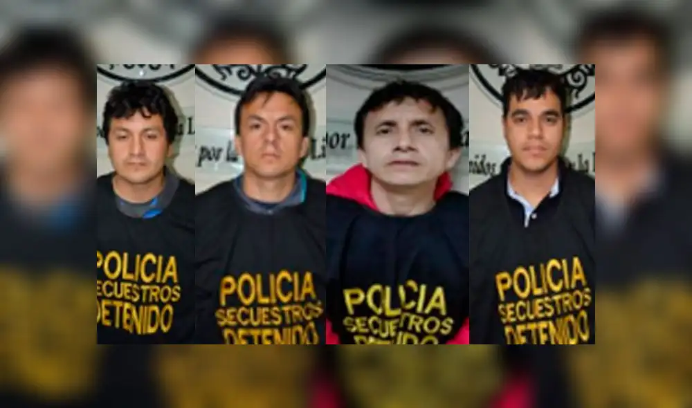 Custodios de Carlos Burgos también fueron capturados. Créditos: PNP. Custodios de Carlos Burgos también fueron capturados. Créditos: PNP.