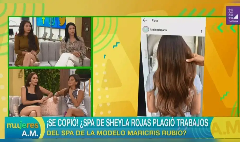 Sheyla Rojas en escándalo por plagio de trabajos en salón de belleza