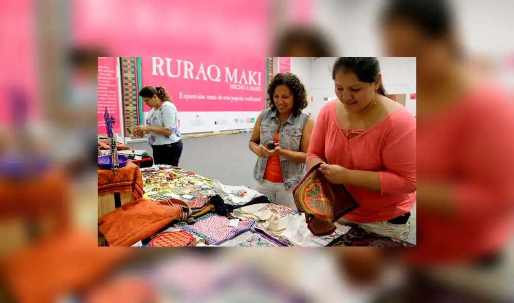 Desde hoy 150 colectivos de artesanos ofrecerán sus productos en feria Ruraq Maki