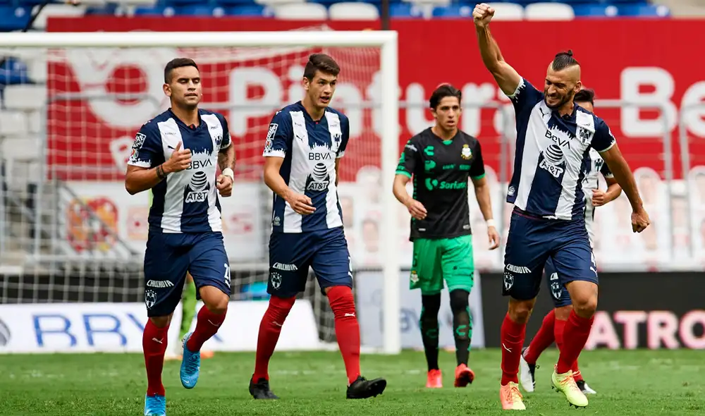 Monterrey empató con Santos Lagunas en la fecha 3 del Torneo Guardianes 2020 Liga MX. Foto: Twitter