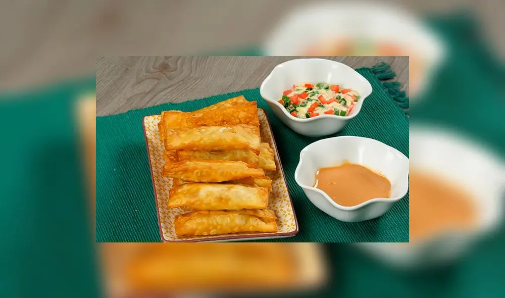 Tequeños de cabanossi y tocino