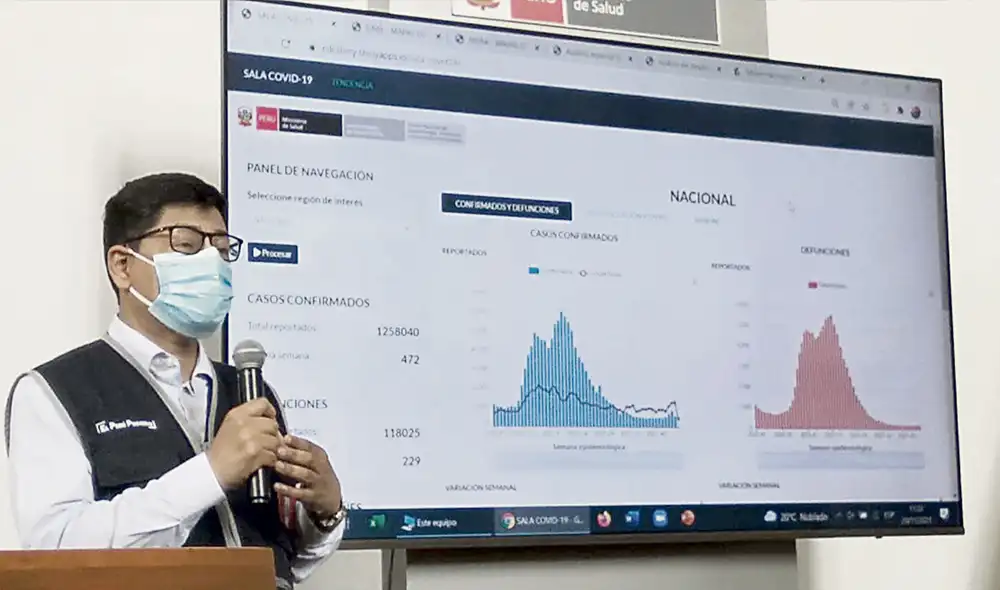 Pedido a la población. César Munayco, del CDC Perú, recomendó vacunarse a ciudadanos. Foto: URPI Pedido a la población. César Munayco, del CDC Perú, recomendó vacunarse a ciudadanos. Foto: URPI
