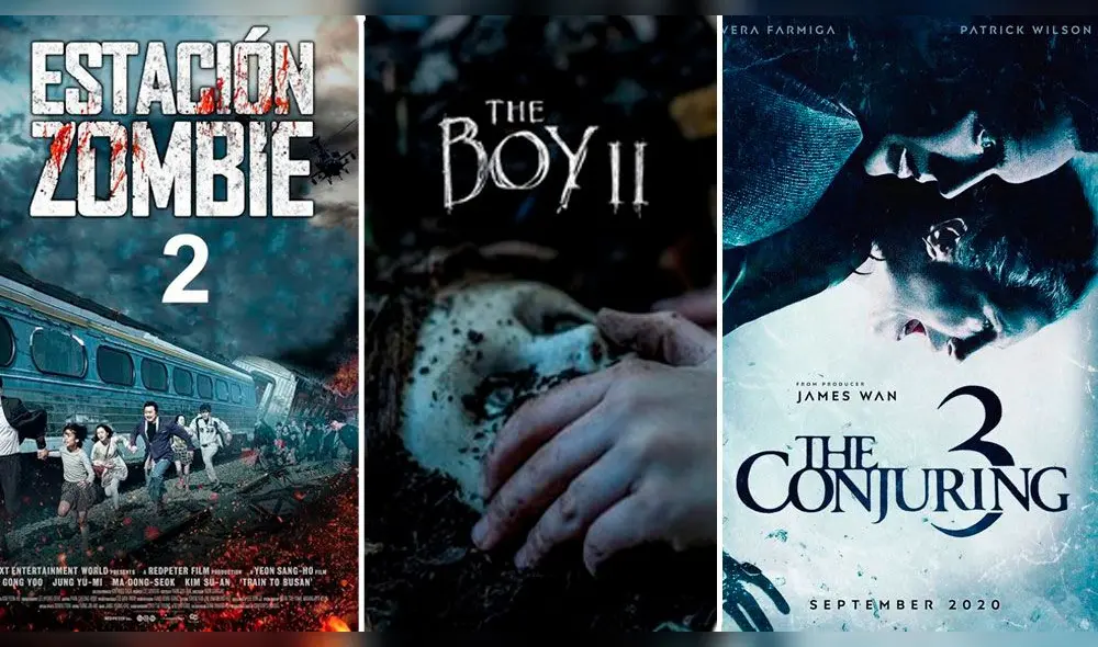 Películas de terror para el 2020. Créditos: Composición Películas de terror para el 2020. Créditos: Composición