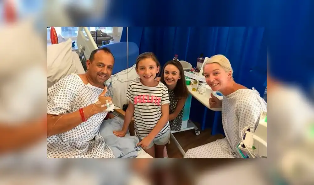 Kelly Hope salvó la vida del padre de sus dos hijas.