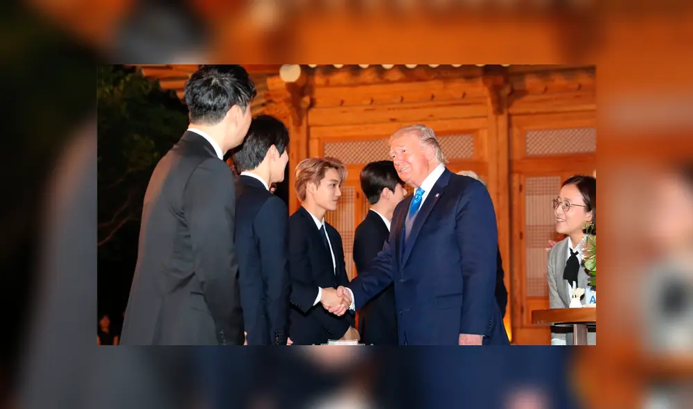 EXO y Donald Trump se conocen por primera vez y así fueron sus reacciones [VIDEO]