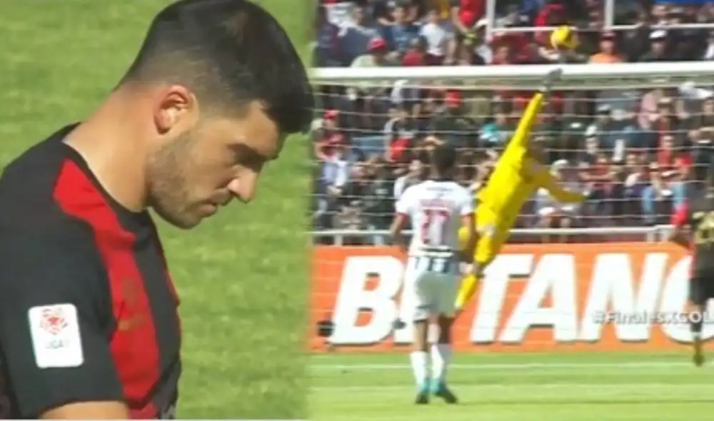 Bernardo Cuesta ha tenido dos opciones claras en este primer tiempo. Foto: captura de GolPerú