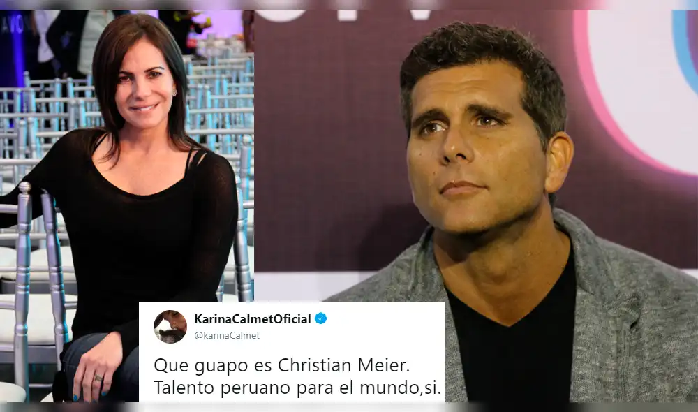 Christian Meier emociona a Karina Calmet con un tuit, pero decepciona a fans Christian Meier emociona a Karina Calmet con un tuit, pero decepciona a fans