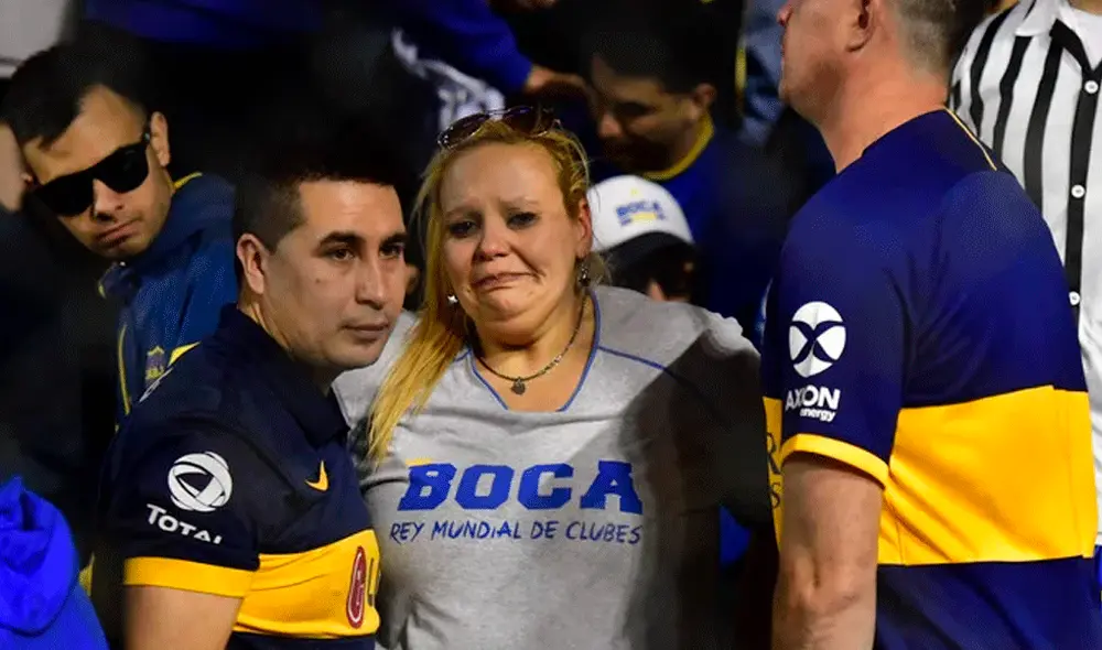 Eliminación de Boca Juniors en la Copa Libertadores, provocó lágrimas y desconsuelo en sus hinchas. Eliminación de Boca Juniors en la Copa Libertadores, provocó lágrimas y desconsuelo en sus hinchas.