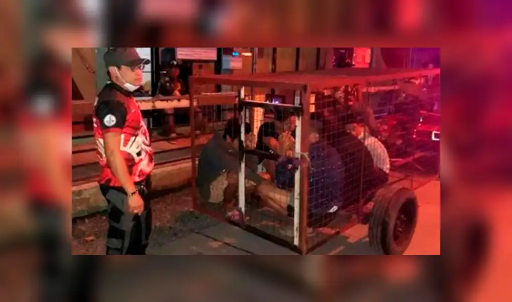 Encierran en jaulas para perros a infractores de cuarentena por coronavirus Encierran en jaulas para perros a infractores de cuarentena por coronavirus