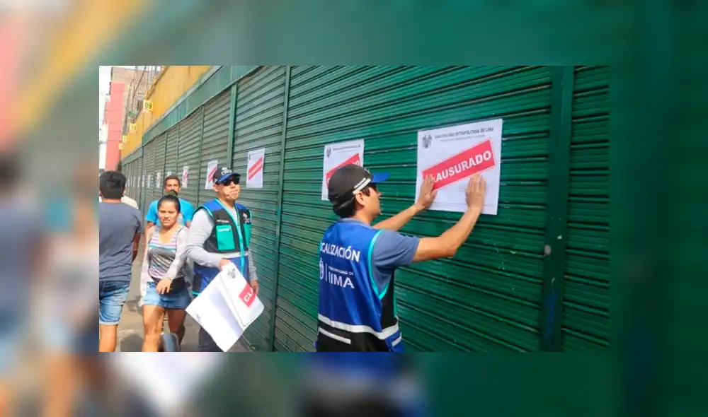 Municipalidad de Lima clausuró galería Nicolini de Las Malvinas por ser insegura Municipalidad de Lima clausuró galería Nicolini de Las Malvinas por ser insegura