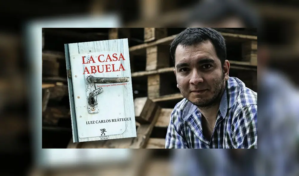 Luiz Carlos Reátegui y su libro La casa abuela | Créditos: Mario Colán.