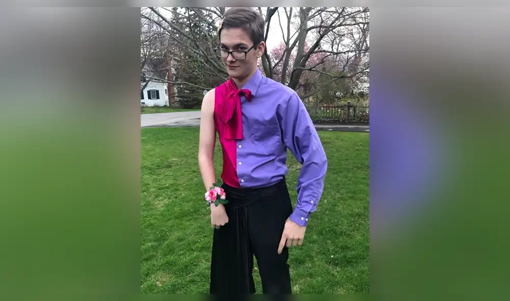 EEUU: No encontró pareja y se acompañó a sí mismo a la graduación [FOTOS]