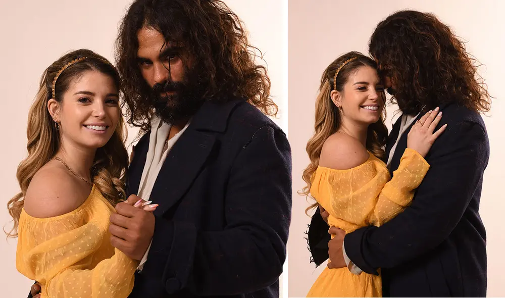 Flavia Laos y Stefano Salvini interpretan a Bella y Bestia en la telenovela Princesas. Foto: difusión
