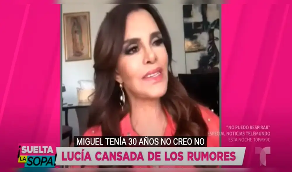 Lucía Méndez rompe su silencio sobre rumores que apuntan a Luis Miguel como el padre de su hijo