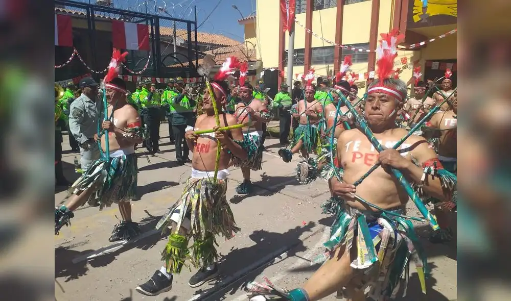 Puno: Mil presos organizaron colorido desfile por Fiestas Patrias en penal de Juliaca [FOTOS]