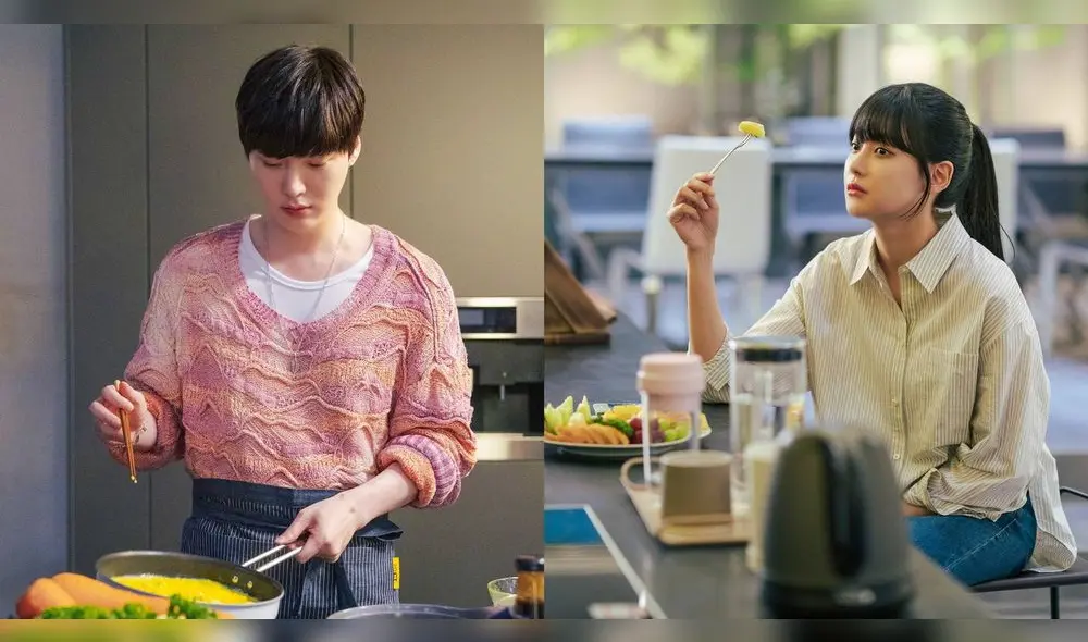 Lee Kang Woo (Ahn Jae Hyun) sorprende al cocinar para  Joo Seo Yeon (Oh Yeon Seo).