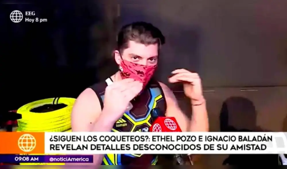 En el informe presentado por América Espectáculos se oye al ‘pastelero’ responder los elogios que recibió en vivo. (Foto: Captura América TV)