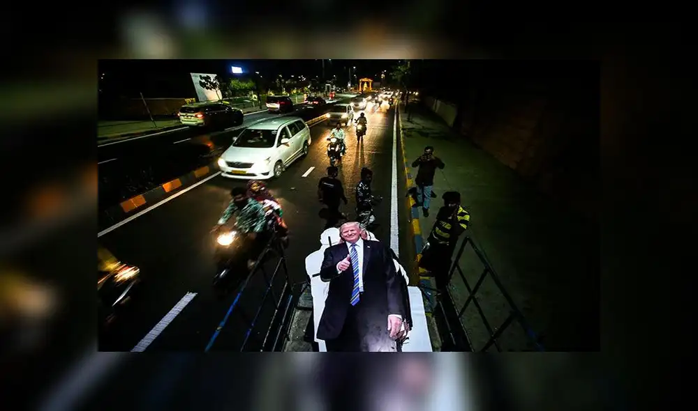 En India ultiman todos los detalles para la llegada de Trump. Foto: EFE