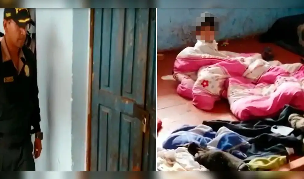 El menor habría sido abandonado dentro del cuarto hace dos días.