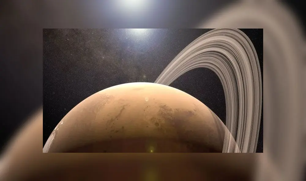 La teoría de de la formación de un anillo alrededor de Marte se sustenta en la resonancia orbital. Foto: Science Alert.