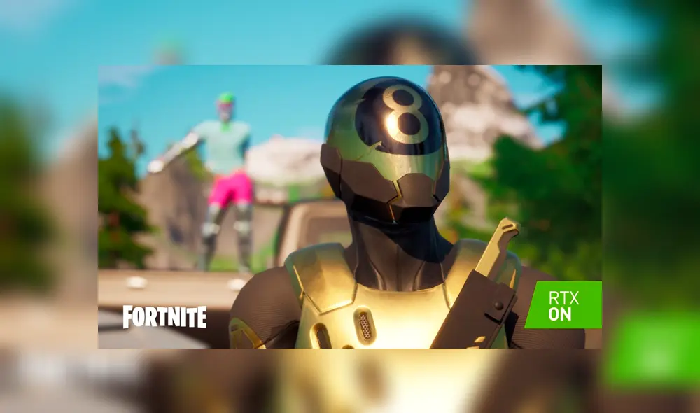 Fortnite tendrá ray tracing en tiempo real con la serie RTX 3000 tal como pasó con Minecraft con la RTX 2000. Imágenes: Nvidia/Epic Games.