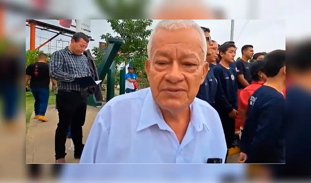 El padre de Ángel Torres pidió justicia y que su hijo no sea olvidado. Foto: captura video/Vía Televisión El padre de Ángel Torres pidió justicia y que su hijo no sea olvidado. Foto: captura video/Vía Televisión