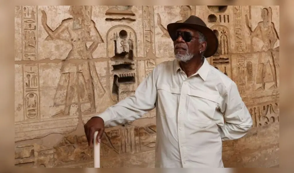 Morgan Freeman en La historia de Dios.