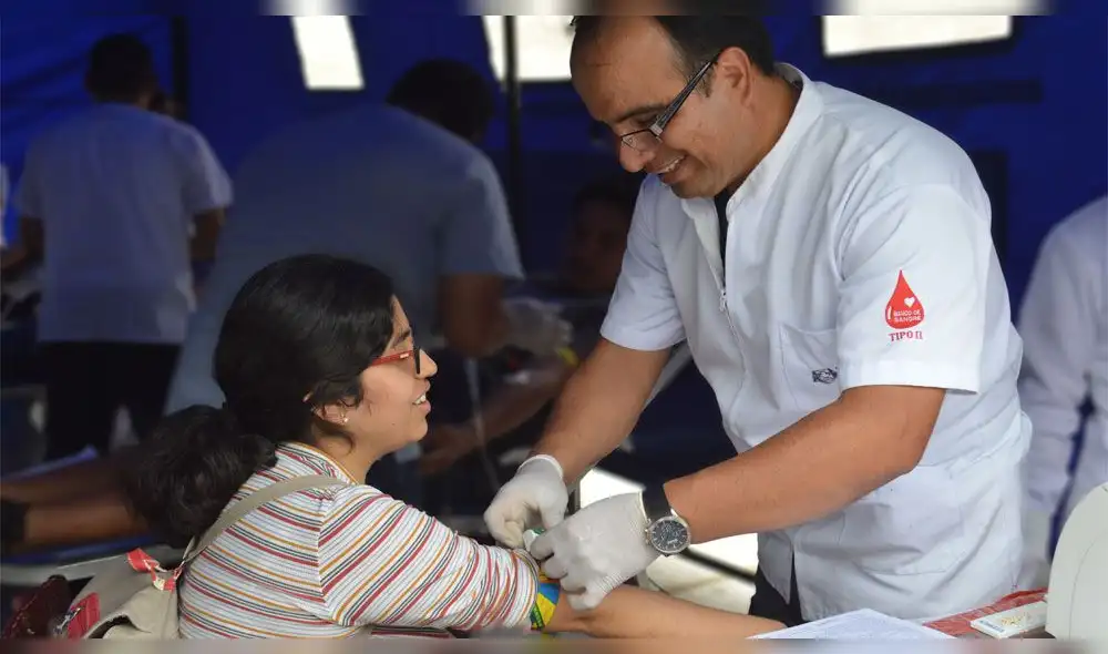 Universitarios participaron de campaña de donación de sangre en Lambayeque