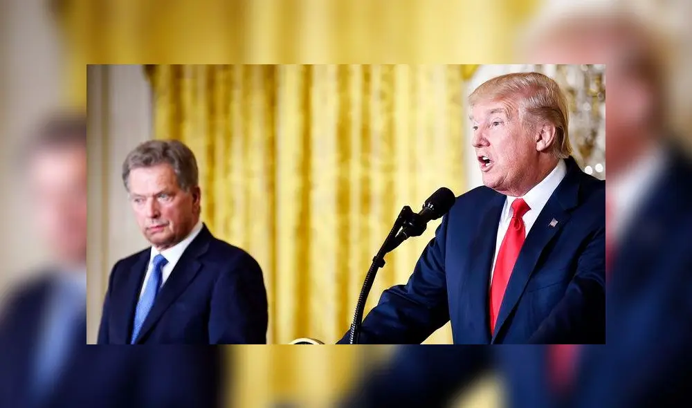 El posible juicio político opacó la rueda de prensa junto al presidente de Finlandia, Sauli Niinistö. Foto: Lehtikuva El posible juicio político opacó la rueda de prensa junto al presidente de Finlandia, Sauli Niinistö. Foto: Lehtikuva