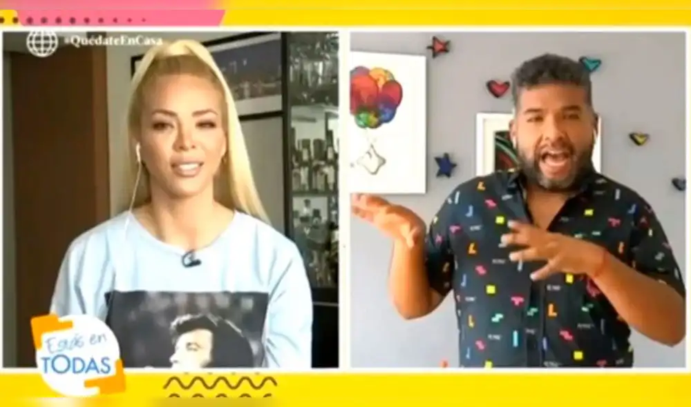 Sheyla Rojas y 'Choca' Mandros defienden a influencers de críticas de Tilsa Lozano y Nicola Porcella. Foto: Captura