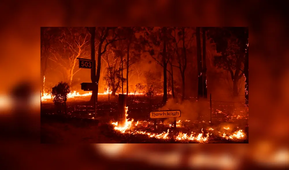 El incendio peor registrado en muchas décadas. (FOTO: Twitter)