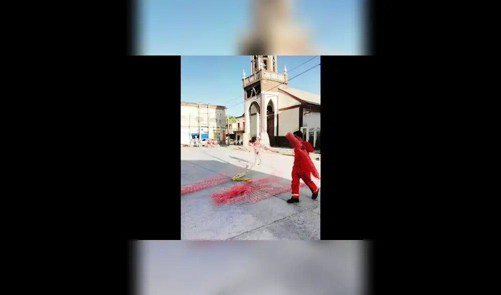 Piura: Se desplomó parte del campanario de antigua iglesia en Paita