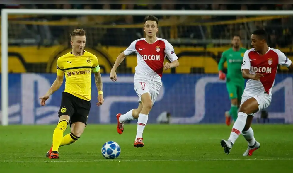 Borussia Dortmund goleó 3-0 al Mónaco por el Grupo A de la Champions League [RESUMEN]