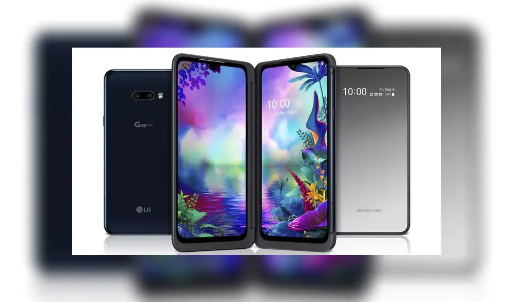 LG G8X ThinQ es un smartphone con triple pantalla.