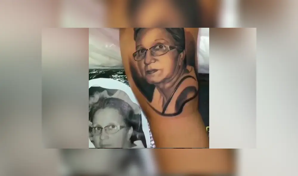Desliza hacia la izquierda para ver el resultado del tatuaje con el rostro de la madre de un amantes de los tattos. Video se hizo viral en Facebook. Desliza hacia la izquierda para ver el resultado del tatuaje con el rostro de la madre de un amantes de los tattos. Video se hizo viral en Facebook.