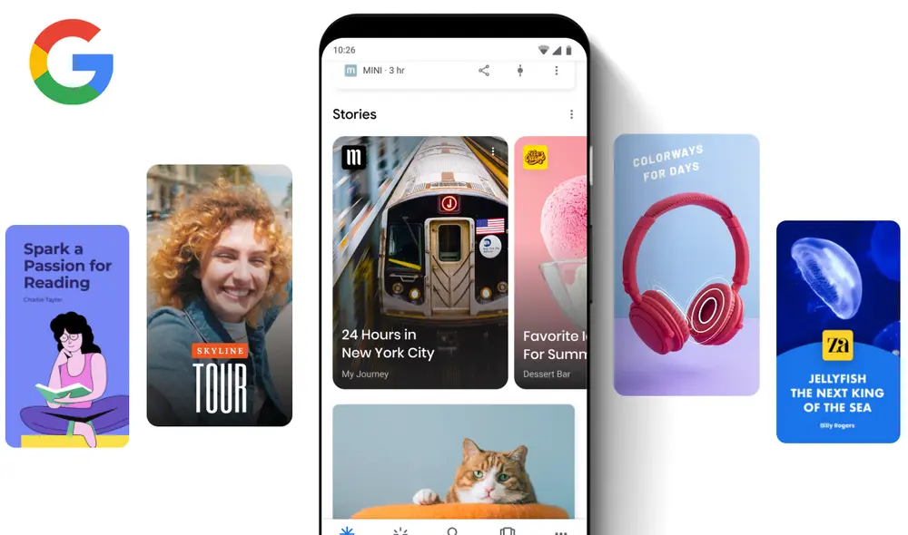 El popular formato de videos cortos llega a la plataforma de Google. Foto: Google