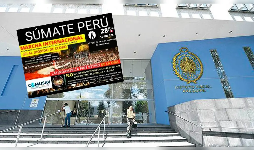 Fiscalía se pronuncia sobre marcha que defiende el Dióxido de Cloro.