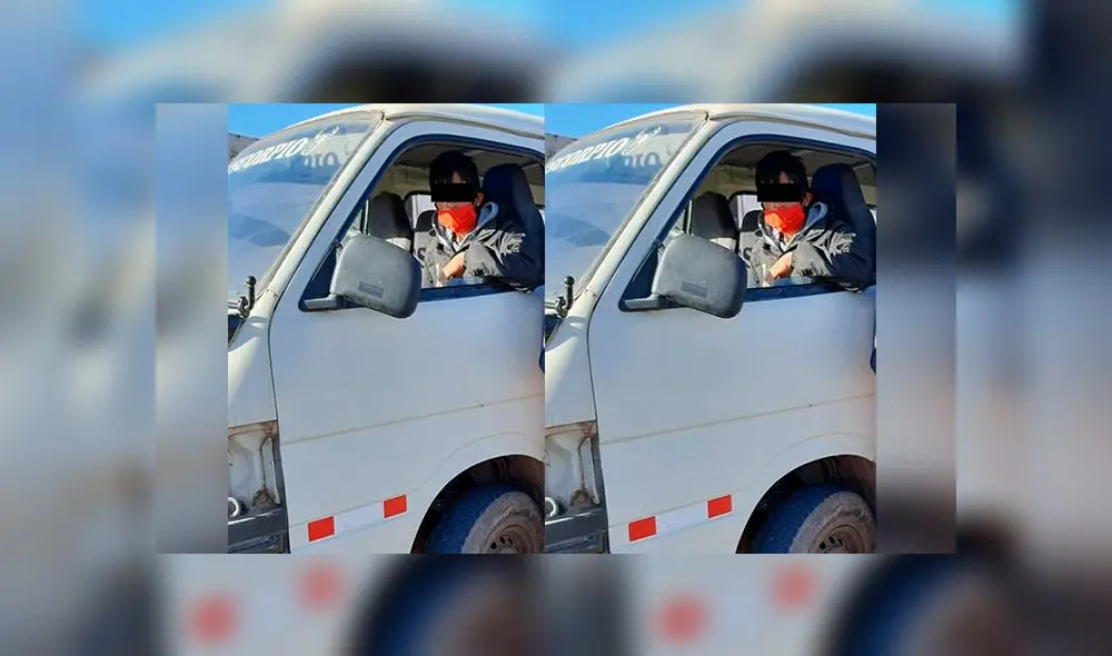 Con total desfachatez, el sujeto conducía una combi en pleno estado de emergencia sin portar DNI, SOAT vehicular ni otros documentos.