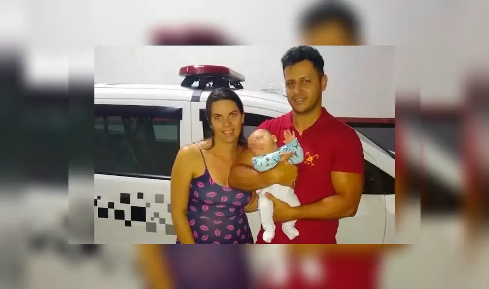 Policías salvaron la vida de un bebé recién nacido que se atoró con la leche de su madre [VIDEO]