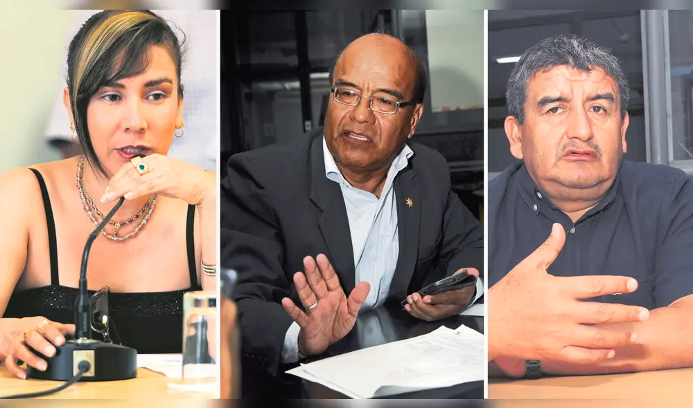 Caso. Humberto Acuña y Guillermo Segura postulan por APP. Elizabeth Montenegro por FP.