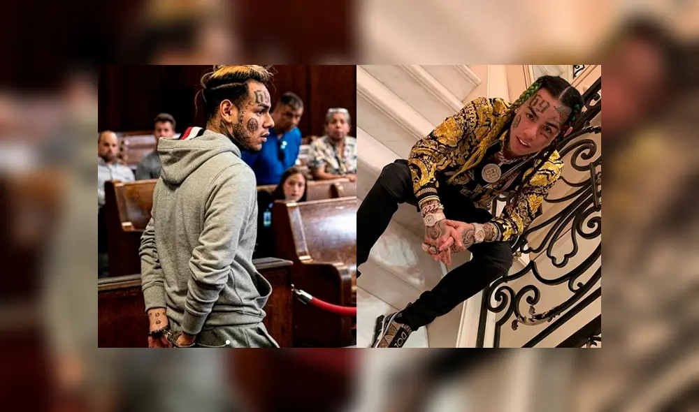 Tekashi 6ix9ine puede pasar toda su vida en prisión por seis delitos federales 