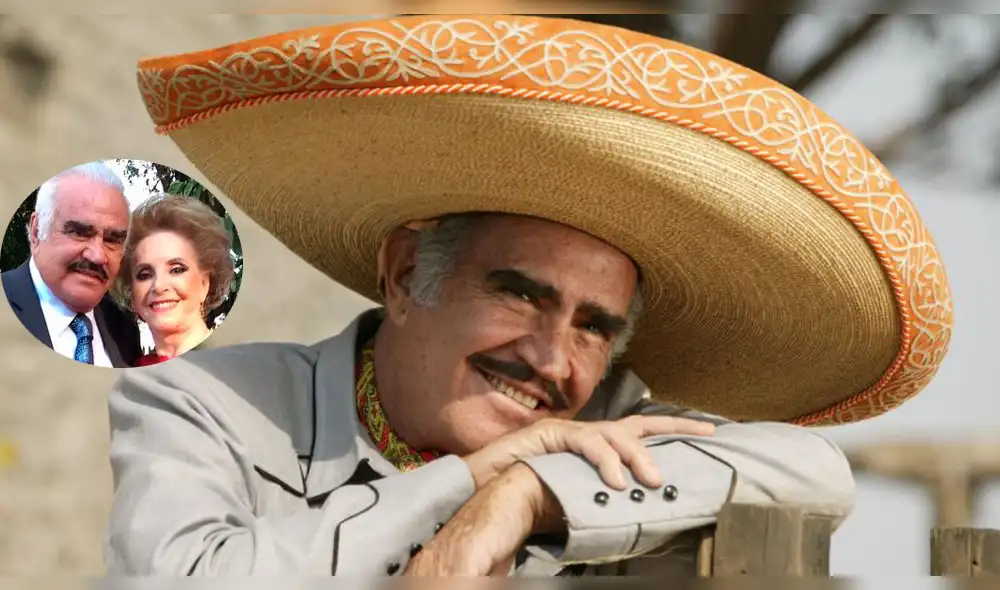 Vicente Fernández escandaliza por besar a joven que no es su mujer [FOTOS]