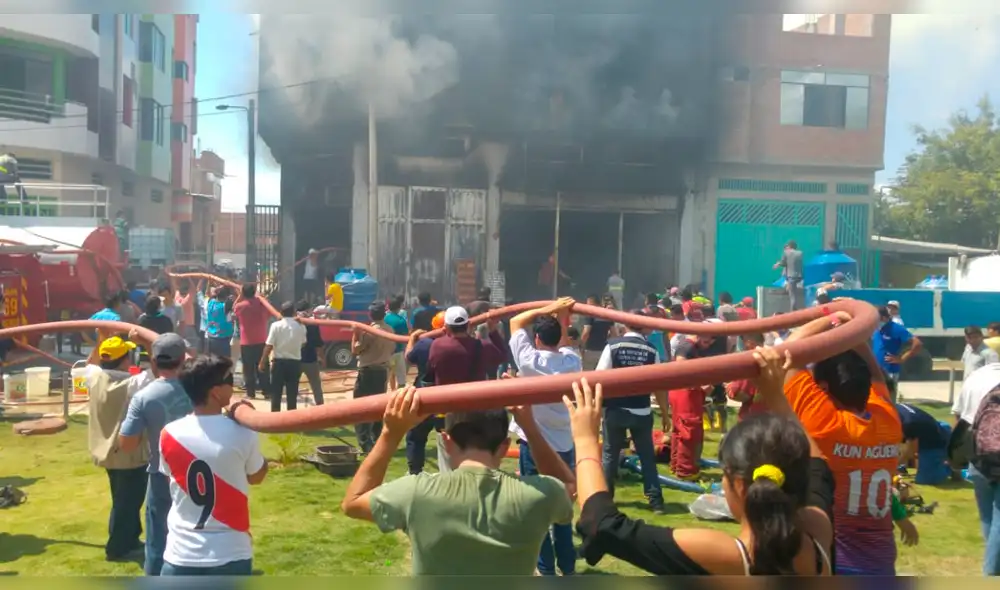 Cajamarca: incendio consume viviendas en Jaén [VIDEO]