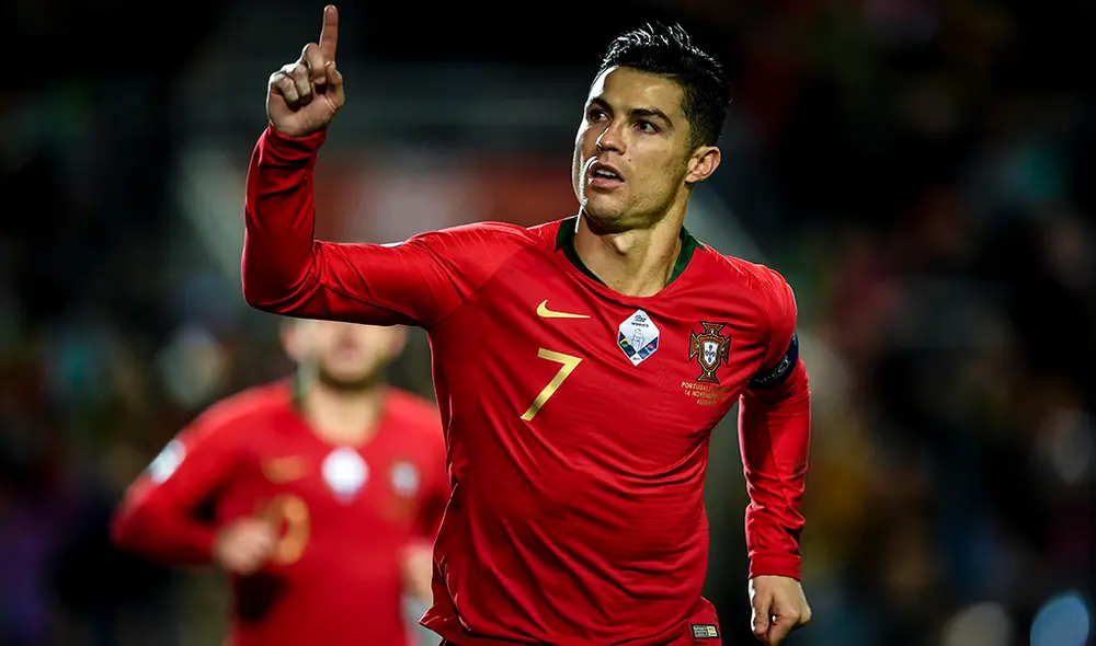 Cristiano Ronaldo marcó un doblete en el partido entre Portugal y Lituania por las Eliminatorias de la Eurocopa 2020. | Foto: AFP Cristiano Ronaldo marcó un doblete en el partido entre Portugal y Lituania por las Eliminatorias de la Eurocopa 2020. | Foto: AFP