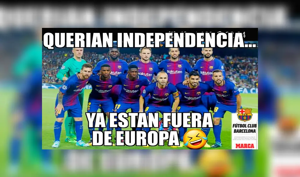 Facebook: hilarantes memes por la eliminación de Barcelona en Champions League [FOTOS]