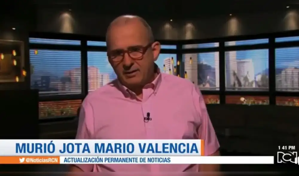 Fallece Jota Mario Valencia, reconocido conductor de televisión colombiano