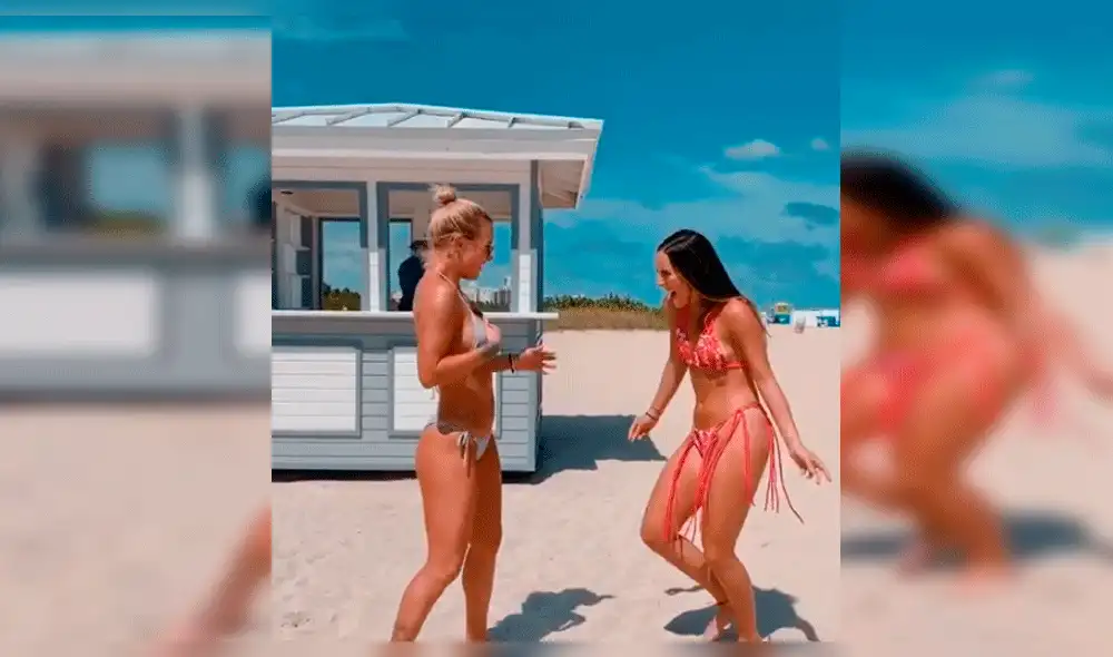 Vania Bludau y Leslie Shaw 'encienden' Instagram al bailar en bikini su nuevo éxito