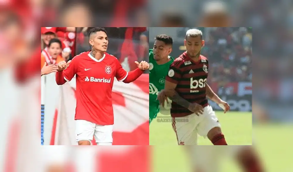 Paolo Guerrero y Miguel Trauco juntos en el equipo ideal del Brasileirao [FOTOS]