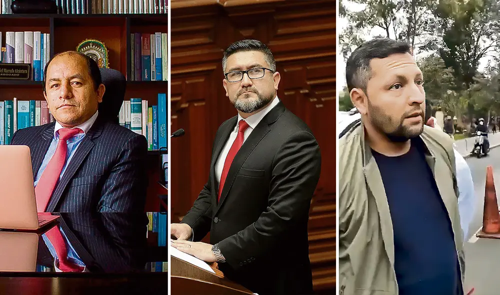 Personajes cercanos. Exasesor Salatiel Marrufo facilitó reunión informal por pedido de Geiner Alvarado, donde participó el hoy detenido Nenil Medina. Foto: composición LR Personajes cercanos. Exasesor Salatiel Marrufo facilitó reunión informal por pedido de Geiner Alvarado, donde participó el hoy detenido Nenil Medina. Foto: composición LR